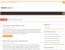 Tablet Screenshot of demirfiyatlari.net